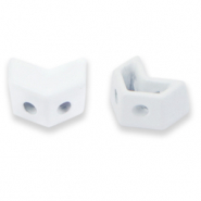 Perles tile flèche Blanc