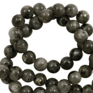 Pierres naturelles Labradorite 8mm Anthracite foncé