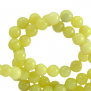 Pierres naturelles Serpentine 6mm Jaune verdâtre