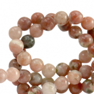 Pierres naturelles Marbre 6mm Rose marbre-blanc cassé