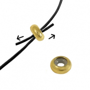 Apprêts en acier Inox perles stoppeur 6x3mm Doré