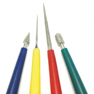 Beadsmith ensemble d'alésoirs pour perles Multicolore-argenté