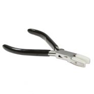 Beadsmith pince plate Noir-argent&eacute;