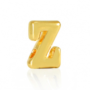 Perles alphabet en métal DQ Z Doré (sans nickel)