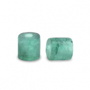 Pierres naturelles Quartz disc 2x2mm Vert bermuda