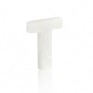 Pendentifs coquillage specials lettre T Blanc (couleur naturelle)