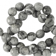 Pierres naturelles Dolomite 6mm facettées Gris adagio