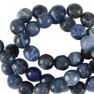 Pierres naturelles Sodalite 6mm facettées Bleu Californie