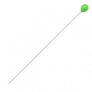 Apprêts en métal DQ clou à tête boule 52mm Argenté antique-vert néon (sans nickel)