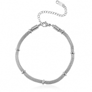 Bracelets en acier Inox Argenté