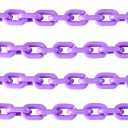 Chaîne acrylique 15mm mat Violet pétale