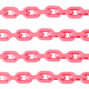 Chaîne acrylique 15mm brillante Rose hot