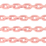 Chaîne acrylique 15mm mat Rose clair