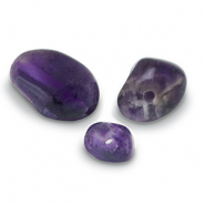 Pierres naturelles perles Améthyste Violet