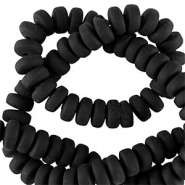Perles en polymère rondelles 7mm Noir