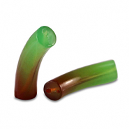 Perles acryliques tube Vert