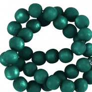 Perles Super Polaris Apaco rond 4mm mat Vert pétrole