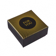 Boîte écrin à bijoux "for you" Noir