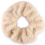 Chouchous pour cheveux fourrure Rose peau de pêche