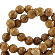 Pierres naturelles Calcite et Marbre 6mm Marron doré