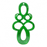 Pendentifs en résine baroque Vert émeraude