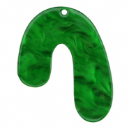 Pendentifs en résine organique Vert émeraude