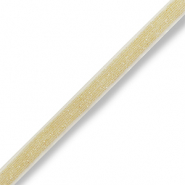 Ruban Beige-doré pailleté