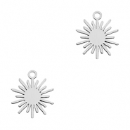 Breloques en acier Inox soleil Argenté