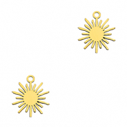 Breloques en acier Inox soleil Doré