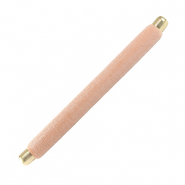 Présentoir bijoux coussin velours pour bagues Rose vintage-doré