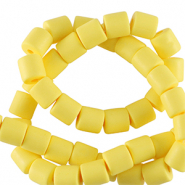 Perles en polymère 6mm Jaune