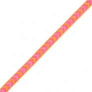 Ruban texte flèche Rose-jaune