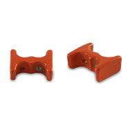Perles tile Rouge corail