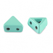 Perles tile triangle Bleu oc&eacute;an