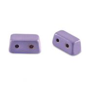 Perles tile rectangle Violet paisley