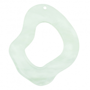 Pendentifs en résine organique Vert menthe néon