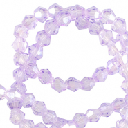Perles à facettes bicone 6mm Violet victorien