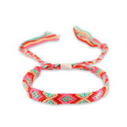 Bracelets tendance Rose néon-rouge
