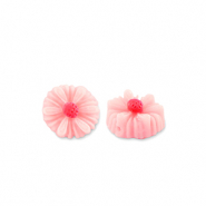 Perles en résine fleur 8mm Rose