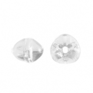 Perles acryliques irrégulier facettées Transparent