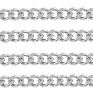 Apprêts en acier Inox chaîne maille jaseron gourmette Argenté