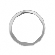 Breloques en acier Inox 28mm Argenté