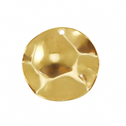 Breloques en acier Inox 22mm Doré