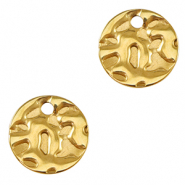 Breloques en acier Inox 10mm Doré