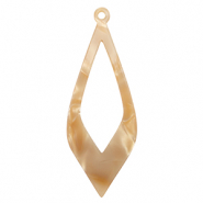 Pendentifs en résine Marron sable