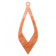 Pendentifs en résine Rouge corail