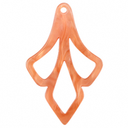 Pendentifs en résine Rouge corail