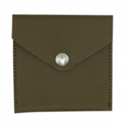 Porte monnaie petit Vert olive foncé