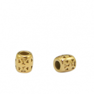 Perles en acier Inox 5mm Doré