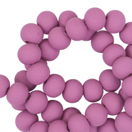 Perles en polymère 6mm Magenta violet clair